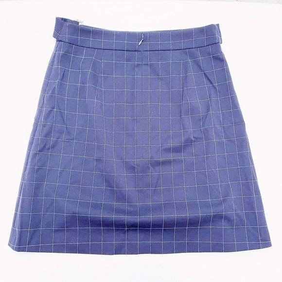 Club Monaco Kearuh Windowpane Printed Skirt Size 6 NWOT - Picture 5 of 7
